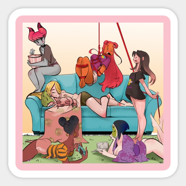 Slumber Party Sticker by philtomato